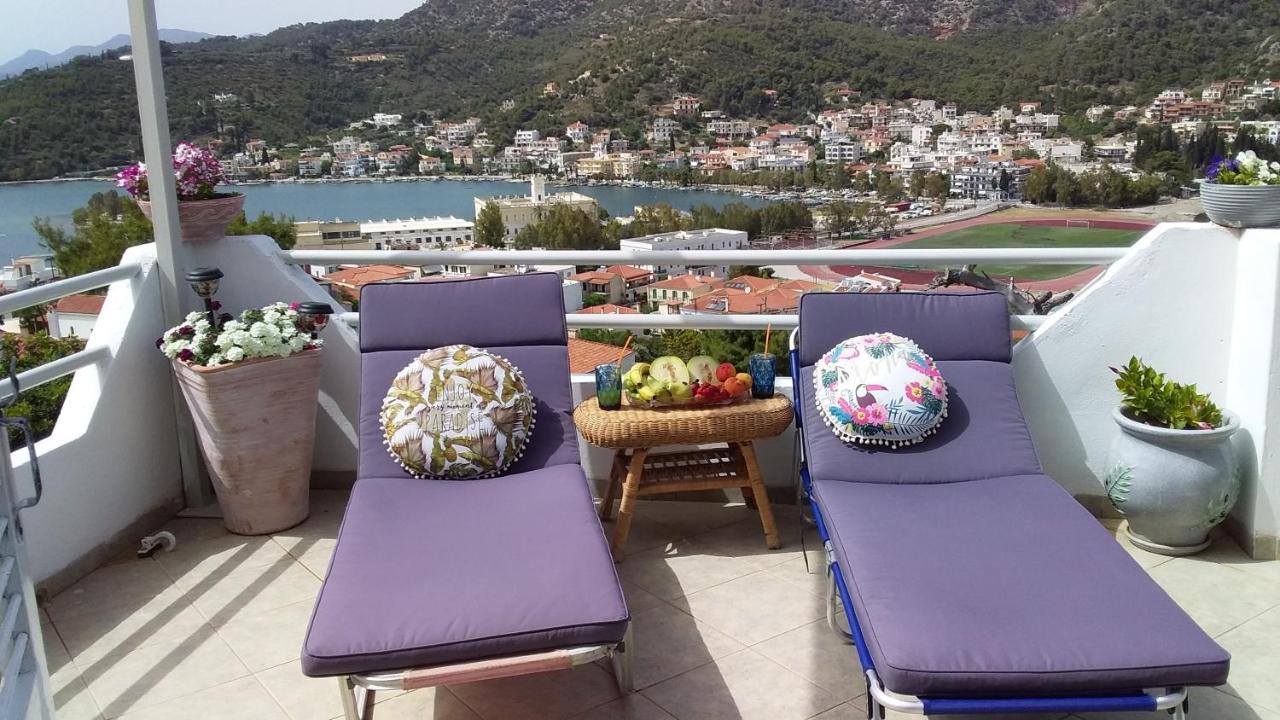 Sunrise View House Villa Poros Town Exteriör bild